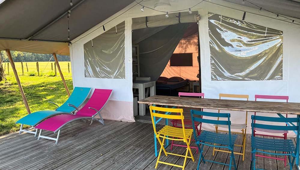 Tente Lodge La Plage Autet Esterno foto
