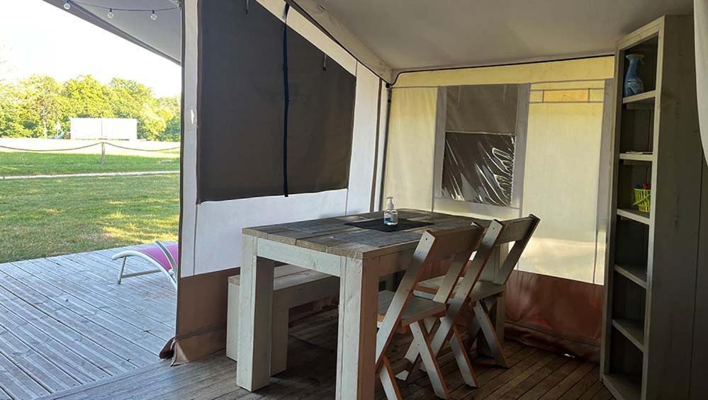 Tente Lodge La Plage Autet Esterno foto
