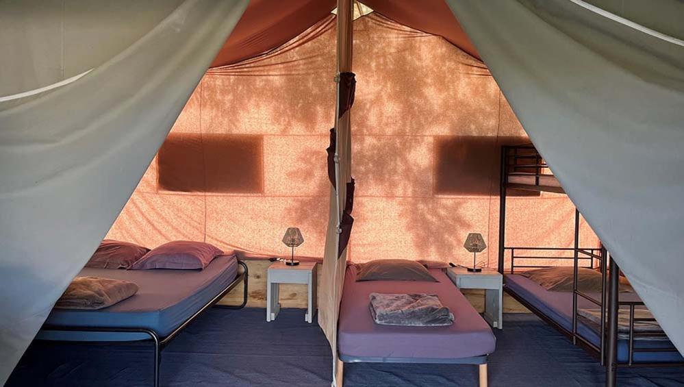 Tente Lodge La Plage Autet Esterno foto